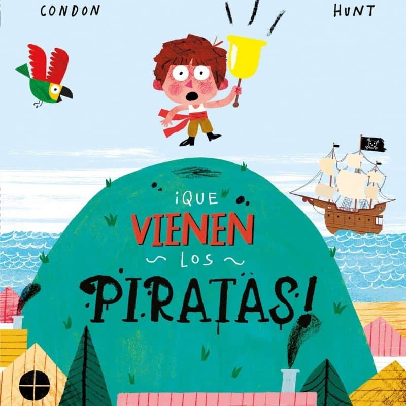 portada del libro en la que aparece una ilustración de un niños sujetando una campaña encima de una colina